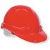 Stavební ochranná helma červená